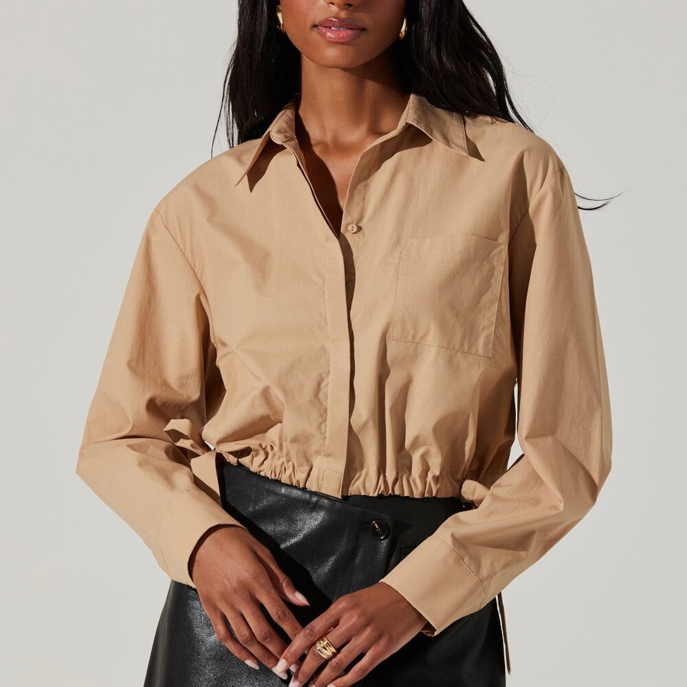 ASTR Button Down Top